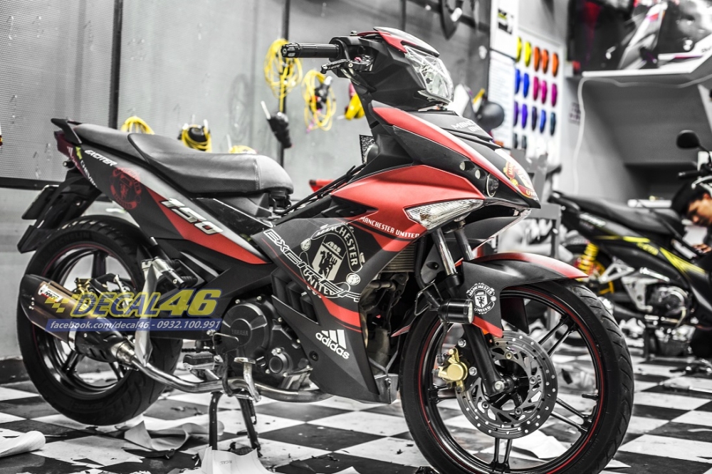 Tong hop tem xe Exciter 150 do den thang 52018 dep do Decal46 thuc hien - 7