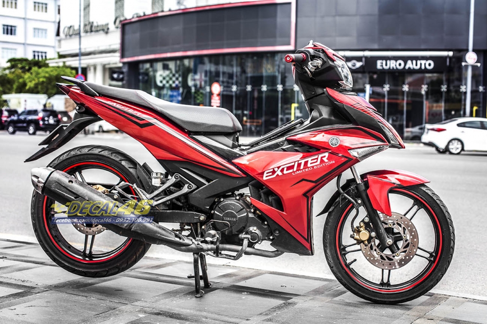 Tong hop tem xe Exciter 150 do den thang 52018 dep do Decal46 thuc hien - 14