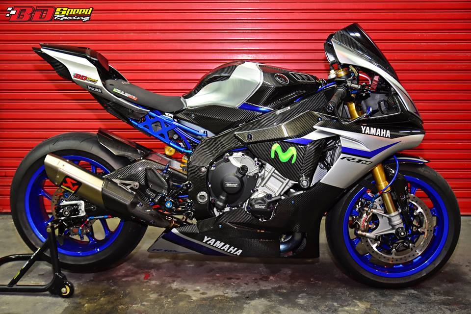 Yamaha R1M day suc hap dan voi body Carbon fiber - 3