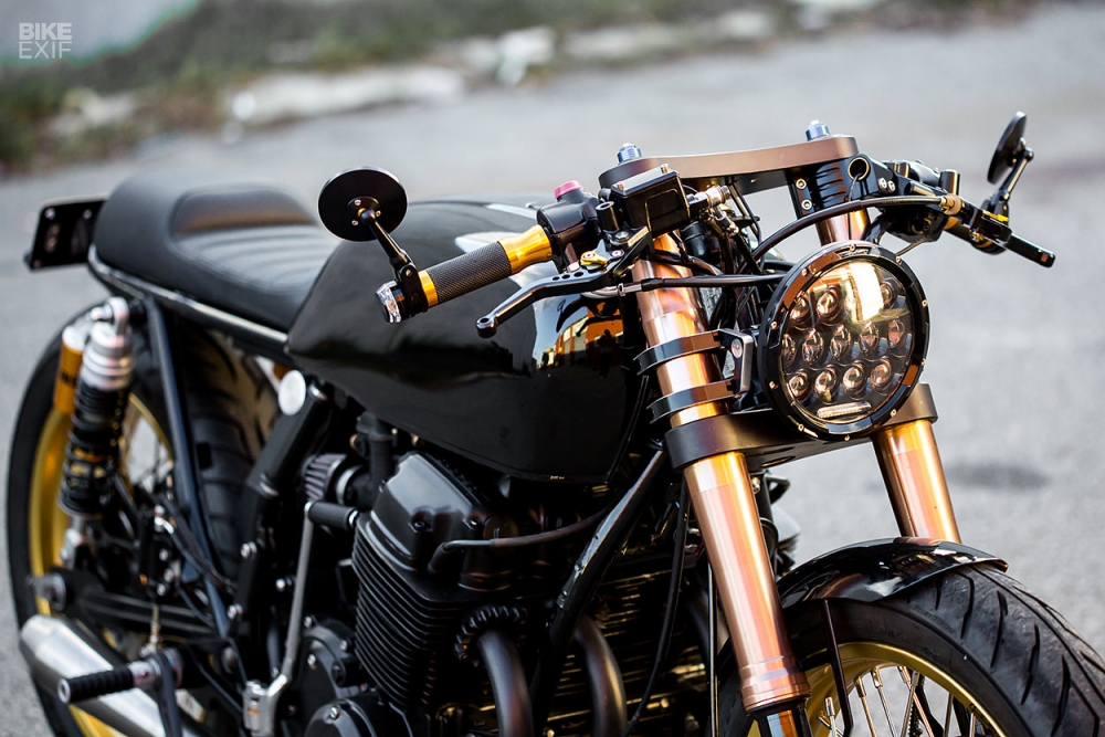 Honda CB750 ban tuy chinh den tu Rogue Motorcycle - 3