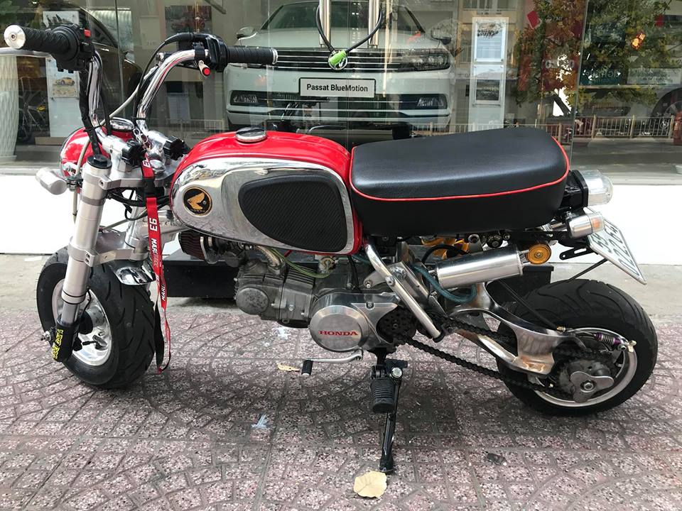 Honda Monkey 50cc Chu lun nhat ban niem dam me cua Nu Biker Viet - 10