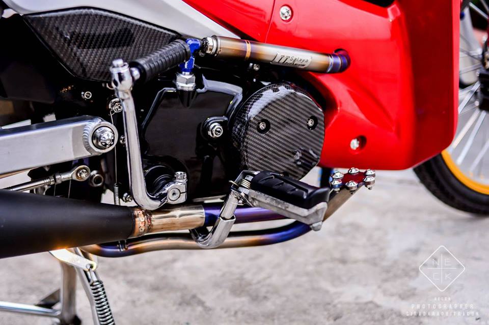 Honda wave 110 - vừa đập thùng đã độ ngộp thở của biker nước bạn