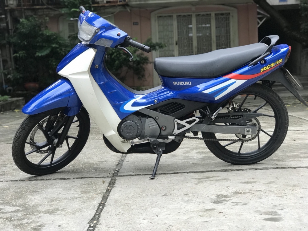 Suzuki Xipo RGV mau xanh 6 so 120cc xe chat nhu moi - 2