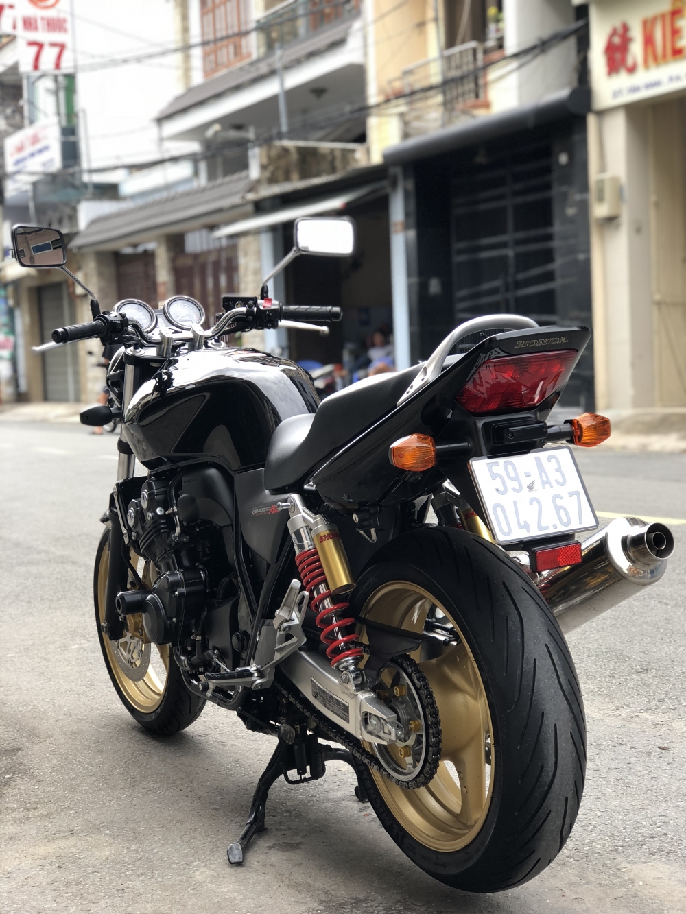 __Can Ban Honda CB400 Revo date 2012 HQCN odo 7000km mau denngay chu dung ban - 8