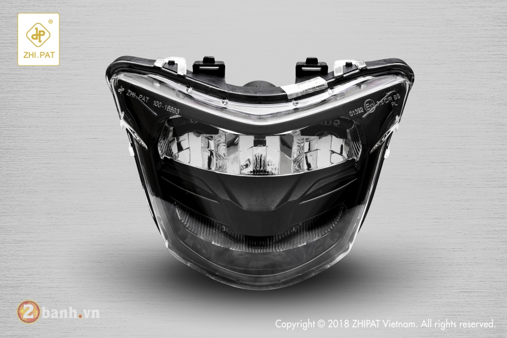 Den pha LED 2 tang Yamaha Exciter 150 Sporty 2019 moi - 4
