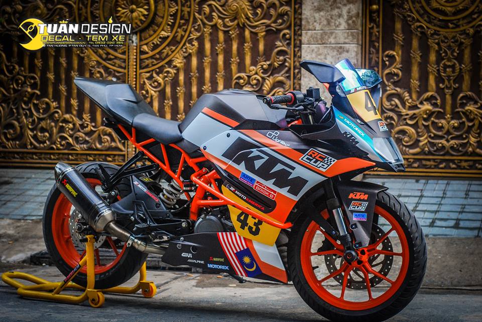 KTM RC 390 do phong cach tem dau Limited RC 390 R cuc chat - 5