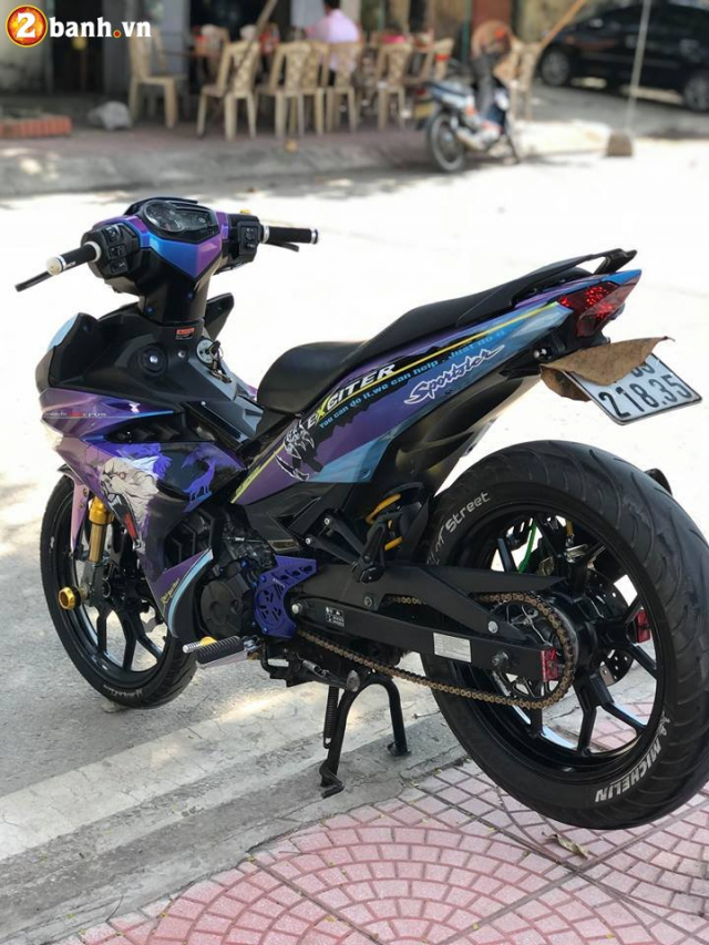 Exciter 150 do sieu ben voi phien ban Soi Den cua biker Quang Ninh - 12