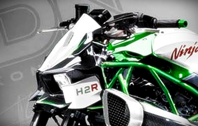Kawasaki H2n Concept lo dien hinh anh thiet ke dua tren co so Ninja H2R - 3
