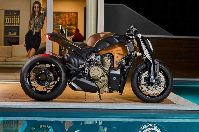 Ducati V4 Penta do Streetfighter dau tien den tu GP Design Luxury Snack