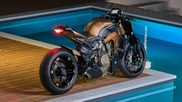 Ducati V4 Penta do Streetfighter dau tien den tu GP Design Luxury Snack - 5