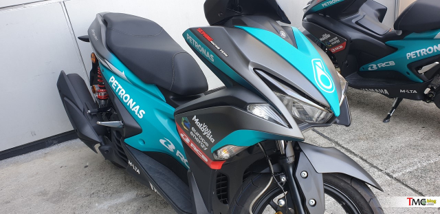 Clip Aerox 155 do tuyet dinh voi phong cach Petronas MotoGP 2019 - 9
