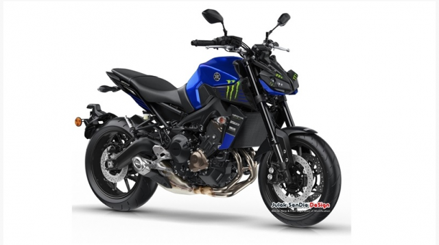 Yamaha MTSeries lo dien thiet ke moi theo phong cach Monster MotoGP 2019 - 4
