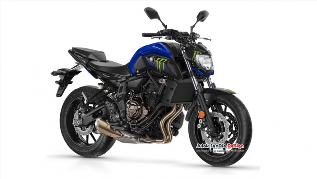 Yamaha MTSeries lo dien thiet ke moi theo phong cach Monster MotoGP 2019 - 5