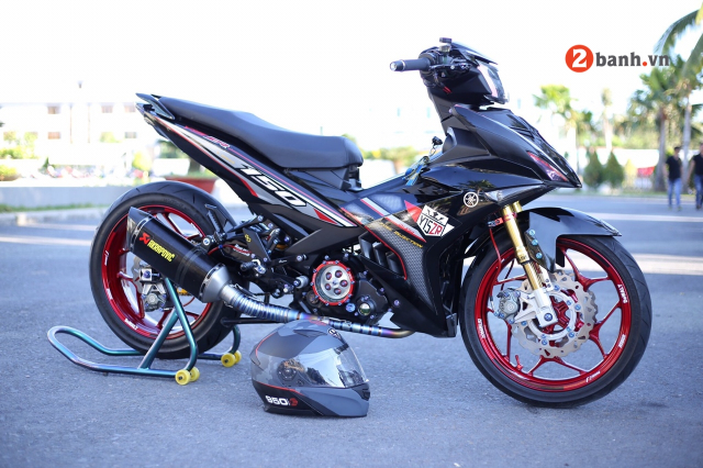 Exciter 150 do option do choi day buc pha cua biker Bac Lieu - 3