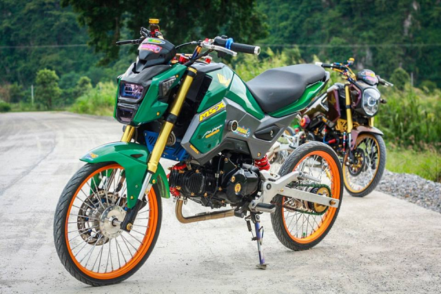 MSX 125 do dan chan mong nhu sieu mau cua biker Thailand - 3