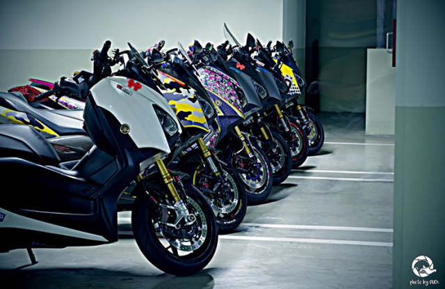 Yamaha XMax300 do chat lu cua mot biker den tu Dai Loan - 24