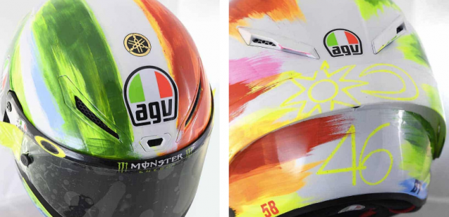 AGV Pista GP R Mugello 2019 danh rieng cho Valentino Rossi khi dua tai san nha - 5