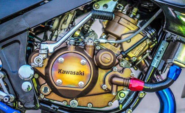 Kawasaki Kips 150 do than gio 2 thi tai xuat voi dan chan xe gio - 7
