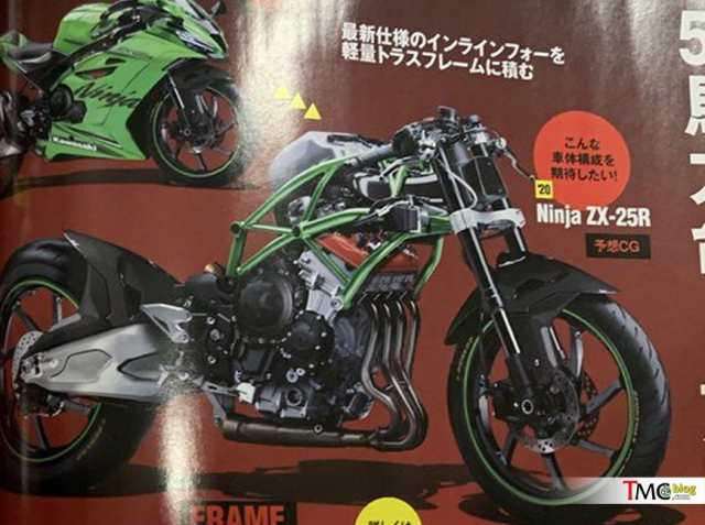 Kawasaki Ninja ZX25R dong co 4 xylanh 250cc duoc tiet lo gia ban tai Thai Lan - 4