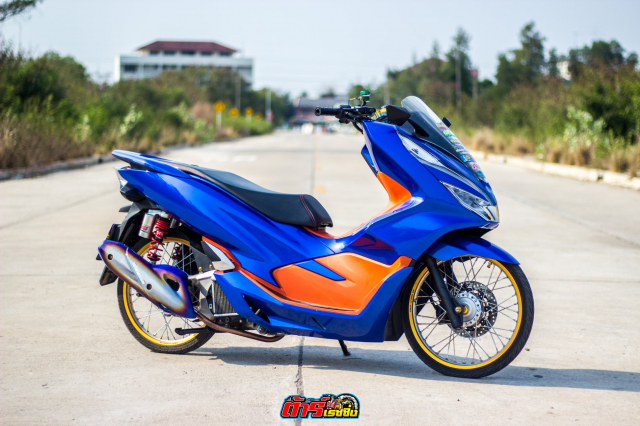 Lang nhin PCX 150 do mang net dep huyen bi cua biker Thai Lan - 10