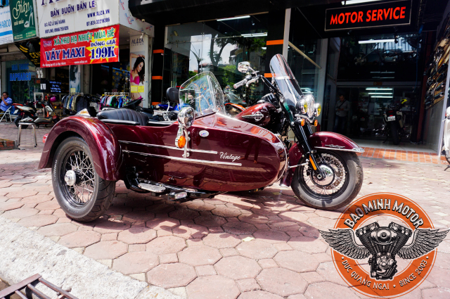 Sieu Pham len thuyen SIDECAR cho Harley Davidson Heritage - 3
