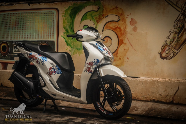 SH 150 do dam chat choi voi phong cach tem ca chep - 6