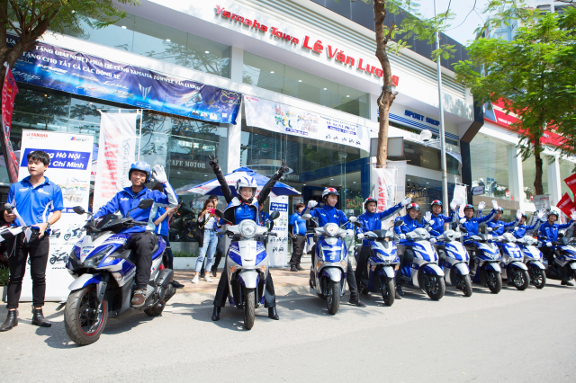 Yamaha VN to chuc hanh trinh ASEAN TOURING nham ky niem 5 nam ra mat dong co Blue Core - 9