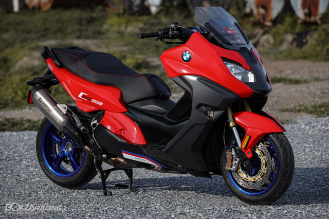 BMW C650 do an tuong voi phong cach Sporty tuoi tan - 4