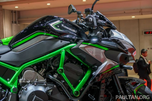 Can canh Kawasaki Z H2 Supercharger voi ve ngoai sieu ham ho - 4
