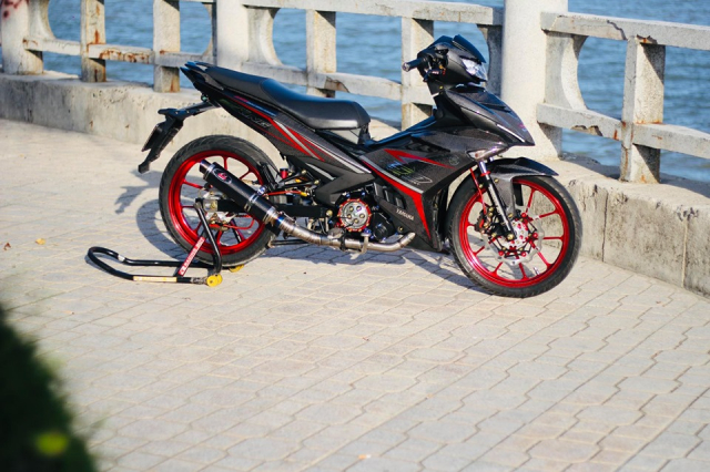 Exciter 150 do an tuong voi bo canh full Carbon dung nghia - 19