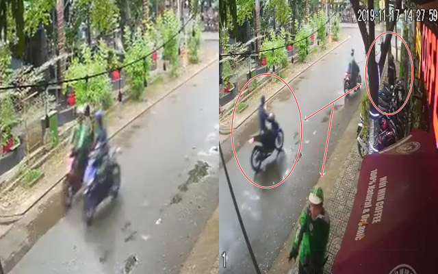 Clip 3 doi tuong chay Exciter gia dang GrabBike dan canh cuop Wave