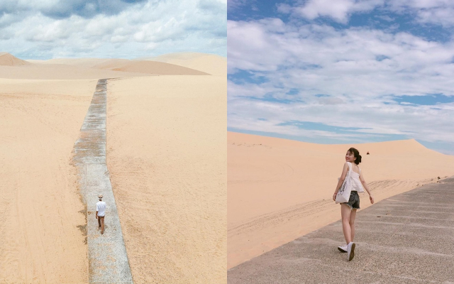 Dinh vi con duong doc hanh song ao cuc da moi noi o Phan Thiet