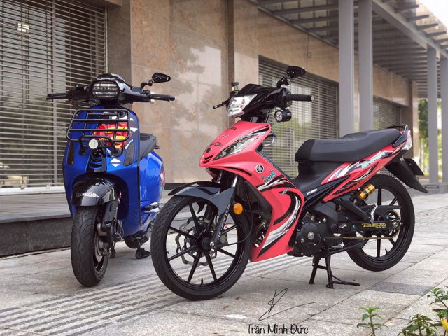 Exciter 135 do vuot troi trong dan vu trang quoc dan