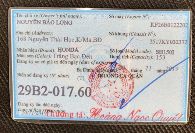 Can ban SH viet 150 ABS 20112019 mau Trang Bien pho chuan 400km Xe nhu moi - 5