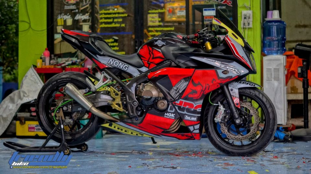 Honda CBR650F do an tuong voi phong cach Redbull - 4