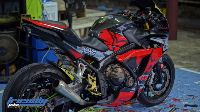 Honda CBR650F do an tuong voi phong cach Redbull - 5