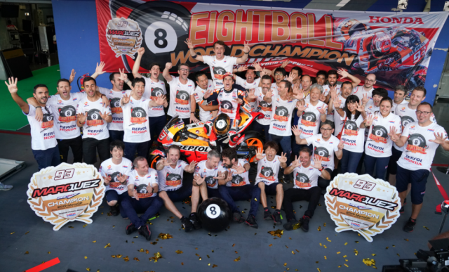 Honda VN dong hanh cung Repsol Honda Team chinh phuc danh hieu Triple Crown MotoGP 2019