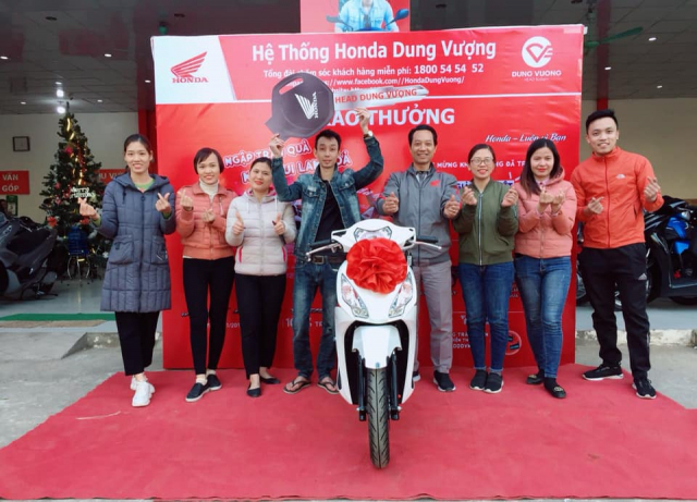 Gan 100000 khach hang trung thuong trong Chuong Trinh Tri An cua Honda