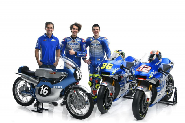 MotoGP 2020 Doi dua Suzuki Ecstar trinh lang truoc mua giai MotoGP 2020 - 4