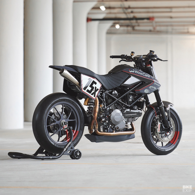 Ducati Hypermotard do phong cach Flat Tracker den tu Analog Motorcycle - 10