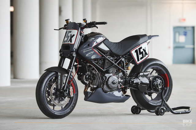 Ducati Hypermotard do phong cach Flat Tracker den tu Analog Motorcycle - 13