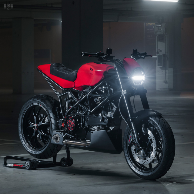Ducati Multistrada do lai theo phong cach Cafe Racer - 11