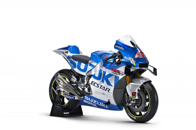MotoGP 2020 Doi dua Suzuki Ecstar trinh lang truoc mua giai MotoGP 2020 - 3