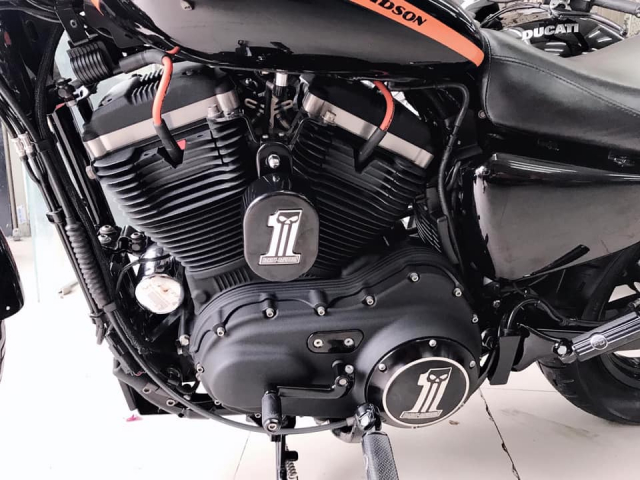 Can ban Harley Custom 1200 CA abs keyless 2015 odo 8600miles Xe da len kha nhieu do choi lun - 4