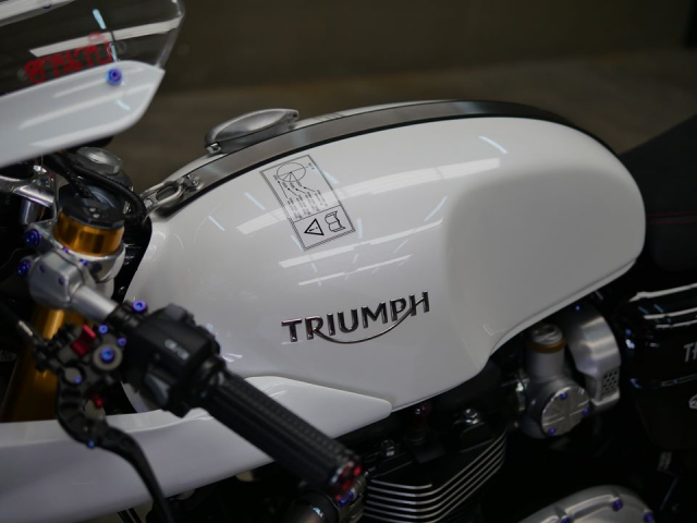 Triumph Thruxton R Cafe Racer do chao dao cong dong xebiz voi loat nang cap hap dan - 5