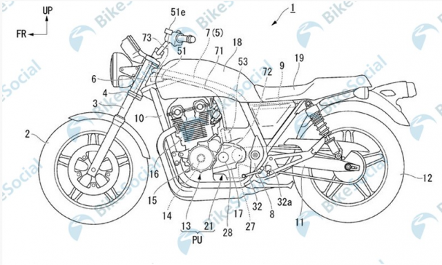 Honda CB1100EX 2021 se duoc trang bi hop so ban tu dong
