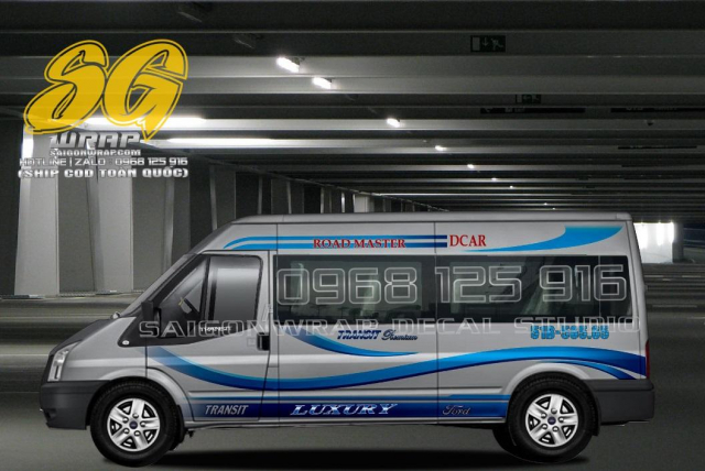 SaigonWRAP Dan Tem Xe Ford Transit Moi Nhat Chat Luong Khang Dinh Phong Cach Va Thuong Hieu - 2