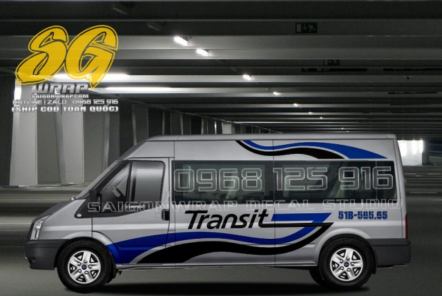 SaigonWRAP Dan Tem Xe Ford Transit Moi Nhat Chat Luong Khang Dinh Phong Cach Va Thuong Hieu - 11