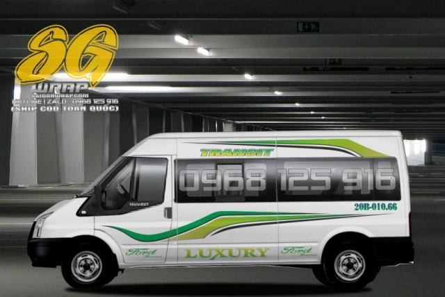 SaigonWRAP Dan Tem Xe Ford Transit Moi Nhat Chat Luong Khang Dinh Phong Cach Va Thuong Hieu - 18