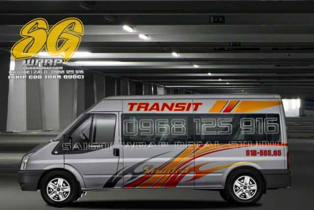 SaigonWRAP Dan Tem Xe Ford Transit Moi Nhat Chat Luong Khang Dinh Phong Cach Va Thuong Hieu - 9